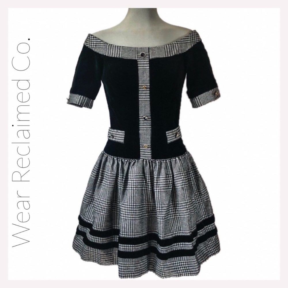 VINTAGE TERENCE NOLDER Velvet Crinoline Dress